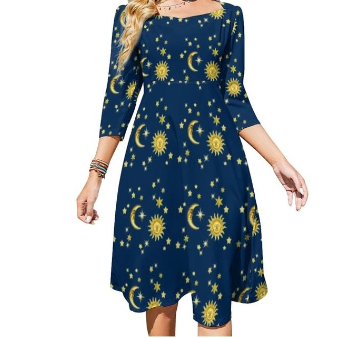 Dámske Modré Šaty 70. Ročník Večer