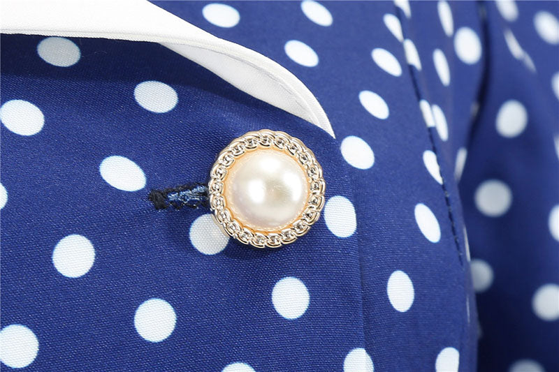 Očarujúce Modré Šaty Z 50. Rokov