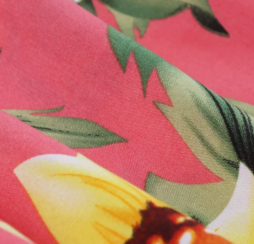 50. Pin Up Šaty Krásne Kvety