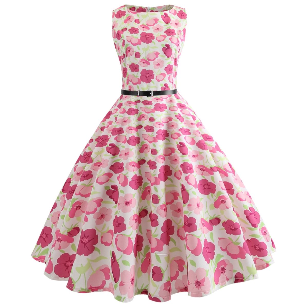 Šaty Pin Up Bouquet Z 50. Rokov