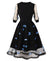 Šaty Pin Up Blue Butterflies Z 50. Rokov
