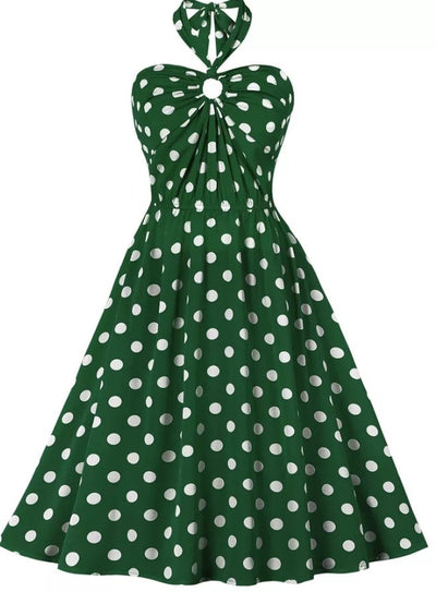 Šaty 50. Pin Up Apple Green