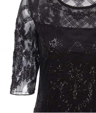 Vintage Čierne Šaty Z 20. Rokov