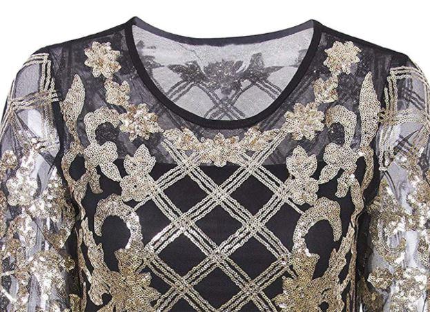 Vintage Zlaté Šaty Z 20. Rokov