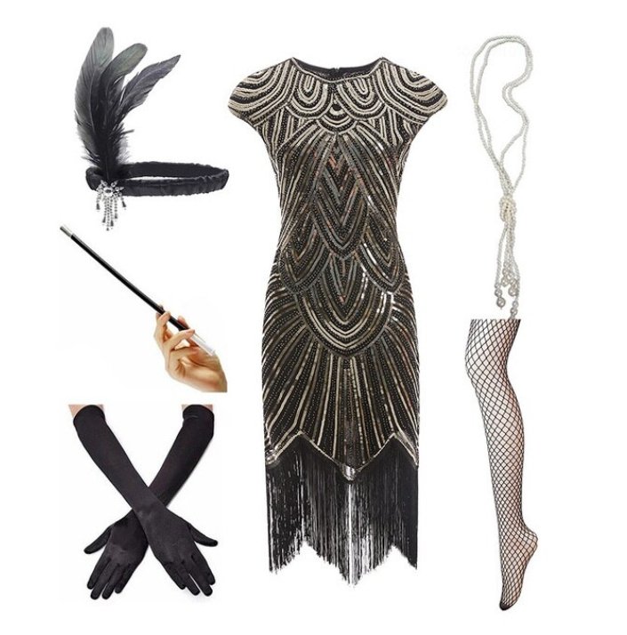 Parížske Zlaté Šaty Z 20. Rokov