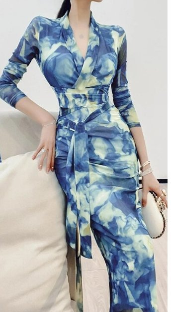 Modrý Šál Zo 40. Rokov