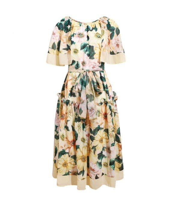 Elegantné Žlté Šaty 40. Rokov