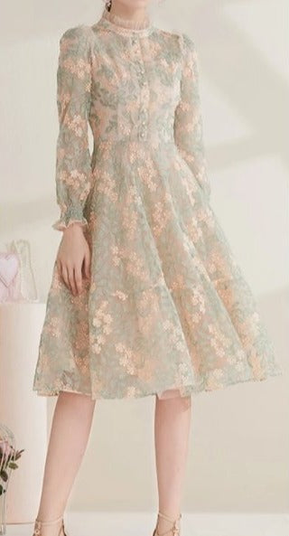 Šaty Zo 40. Rokov Čipka Vintage Chic Grey