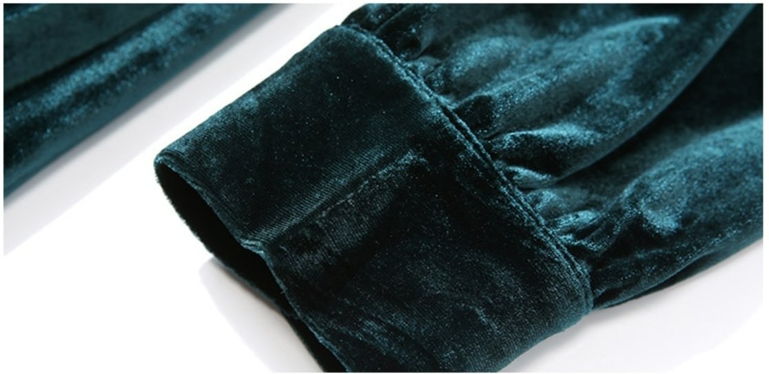 Zelené Zamatové Šaty Zo 40. Rokov