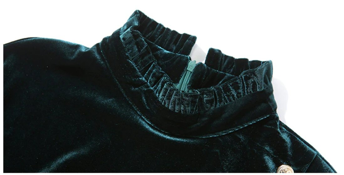 Zelené Zamatové Šaty Zo 40. Rokov