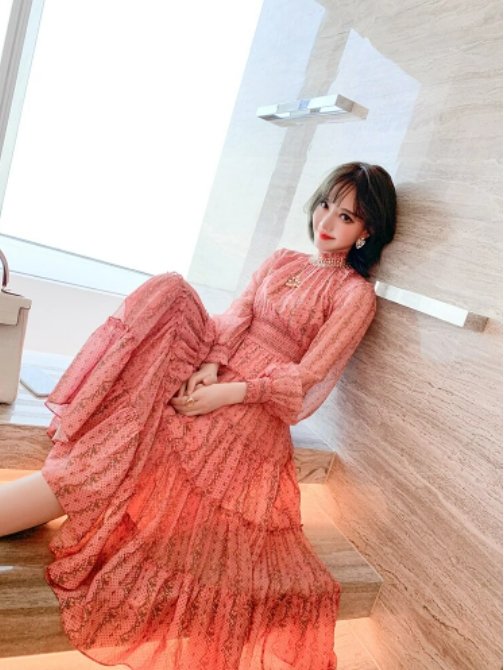 Vintage Svetloružové Šaty Zo 40. Rokov