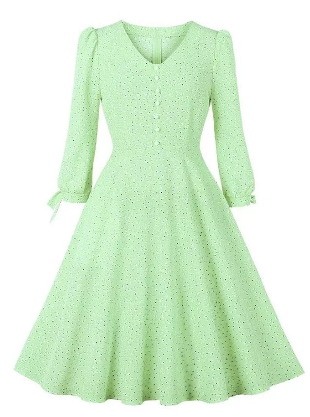 Vintage Zapínané Šaty