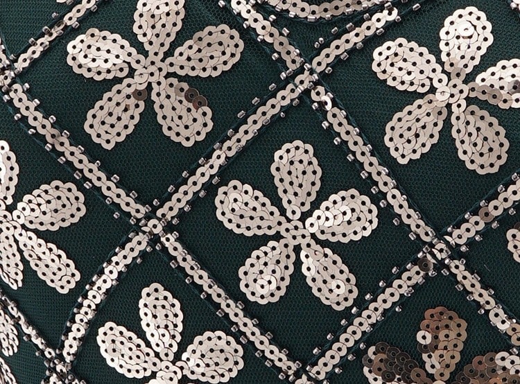 Šaty Charleston Z 20. Rokov – Zelené A Zlaté