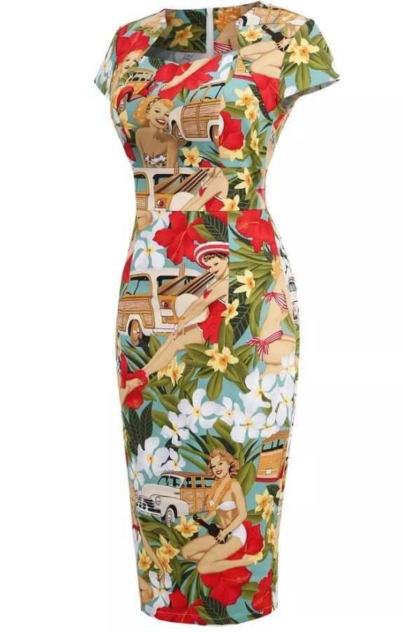 Ceruzkové Šaty Zo 60. Rokov