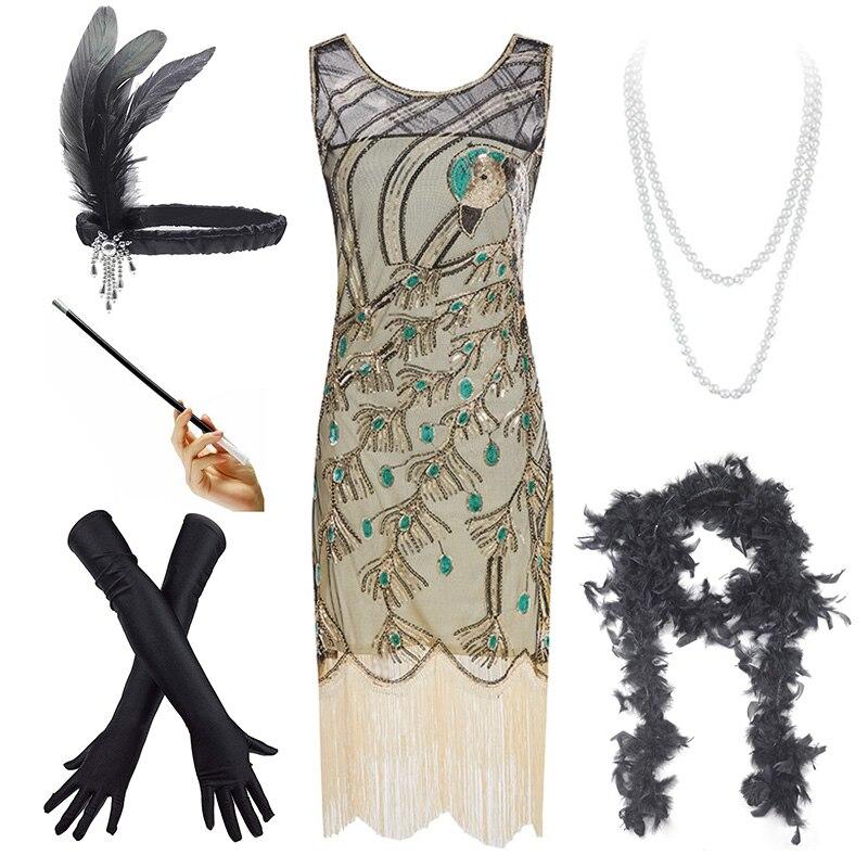 Zlaté Koktailové Šaty Z 20. Rokov