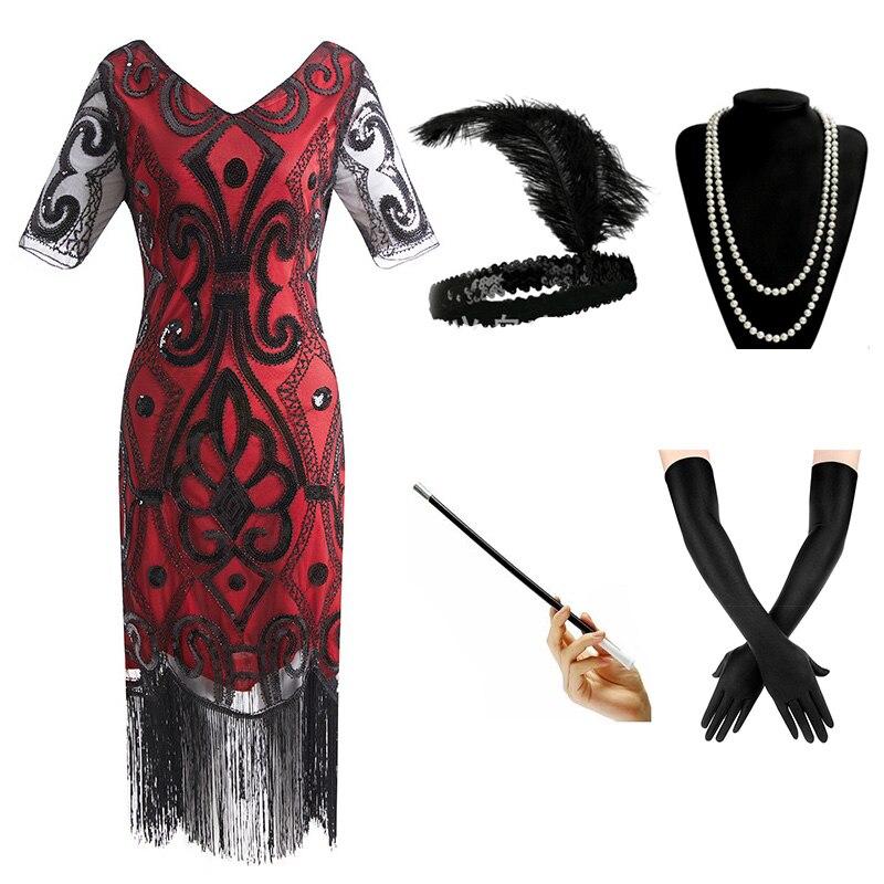 Červené Večerné Šaty Z 20. Rokov