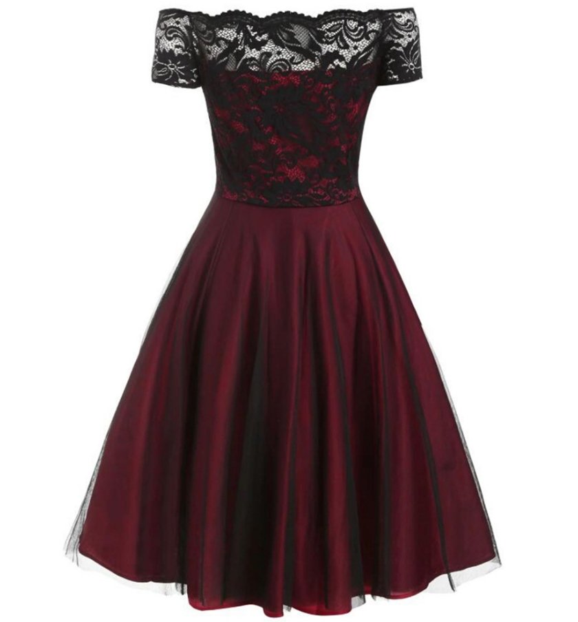 Čipkované Šaty Z 50. Rokov