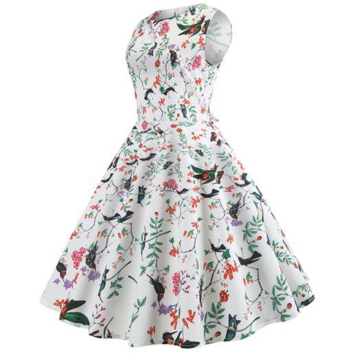 Elegantné Ženské Šaty Z 50. Rokov