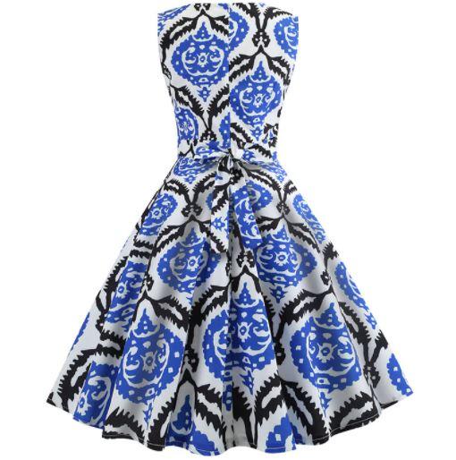 Čierne A Modré Šaty Z 50. Rokov