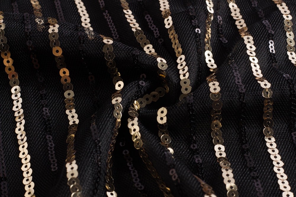 Čierne A Zlaté Krátke Šaty Gatsby