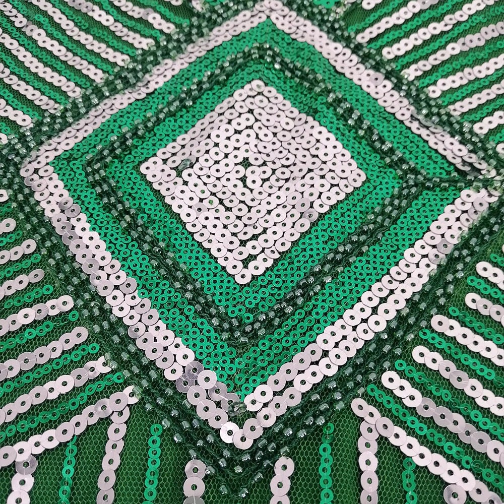 Zelené Krátke Šaty Gatsby