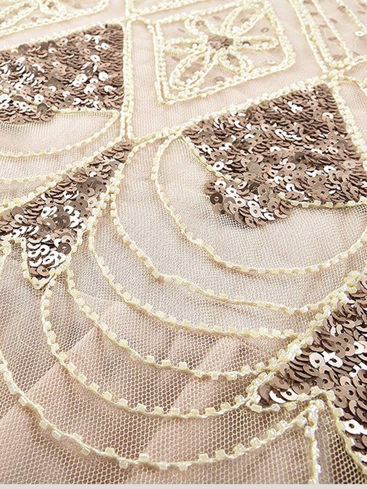 Ivory Haute Couture Dlhé Šaty Gatsby