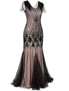 Ružové Haute Couture Dlhé Šaty Gatsby