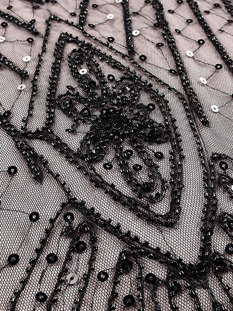 Ružové Haute Couture Dlhé Šaty Gatsby