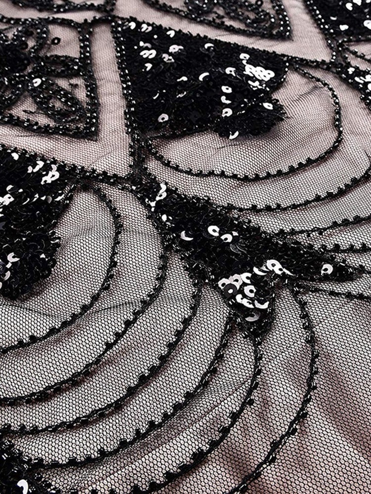 Ružové Haute Couture Dlhé Šaty Gatsby