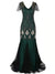 Dlhé Zelené Šaty Haute Couture Gatsby