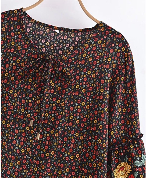 Čierne Hippie Šaty Zo 70. Rokov