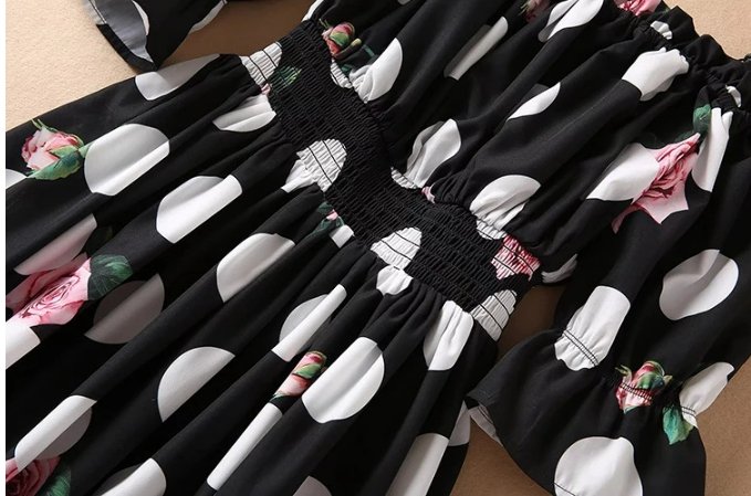 Vintage Inšpirované Šaty