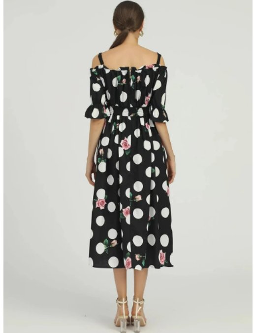 Vintage Inšpirované Šaty