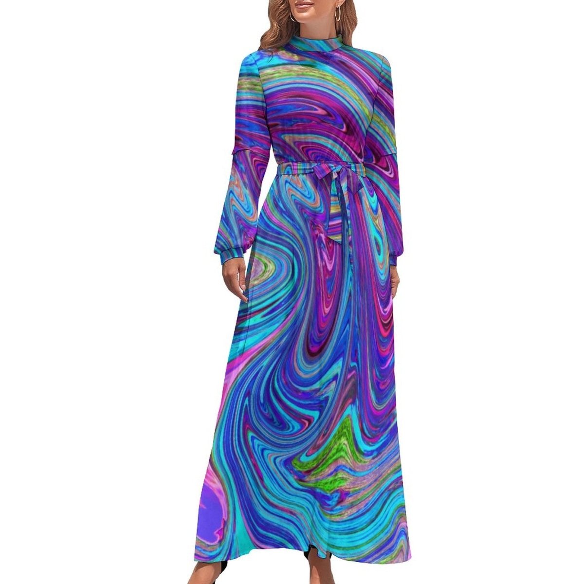 Retro Večerné Šaty Z Roku 1970