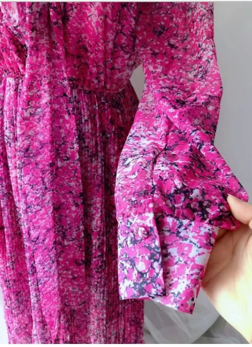 Retro Fialové Čipkované Šaty