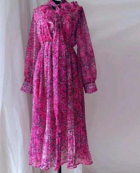 Retro Fialové Čipkované Šaty