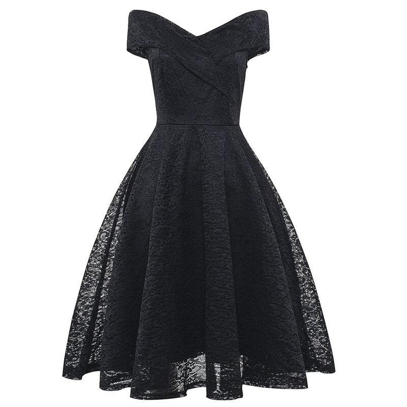Rockabilly Čipkované Šaty