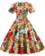 Šaty V Štýle Vintage Patchwork Z 50. Rokov