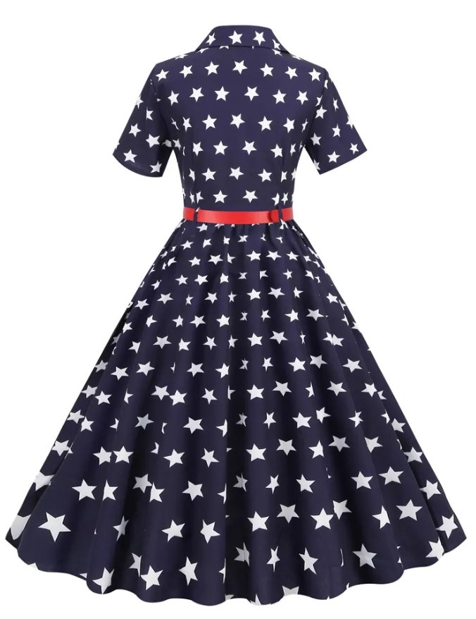 Dámske Šaty V Kráľovskej Modrej Farbe 60. Rokov