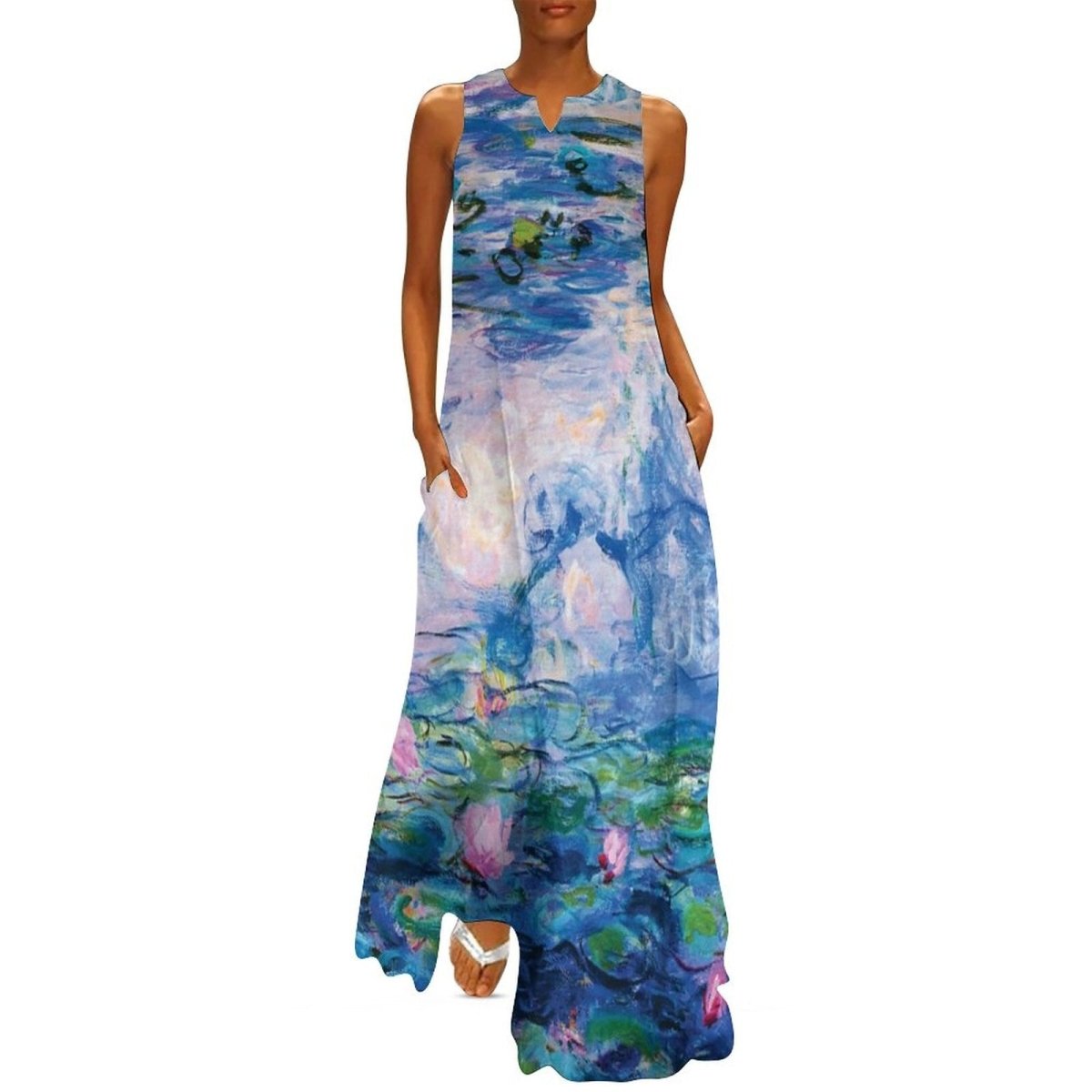 Šaty V Štýle 70. Rokov Natural