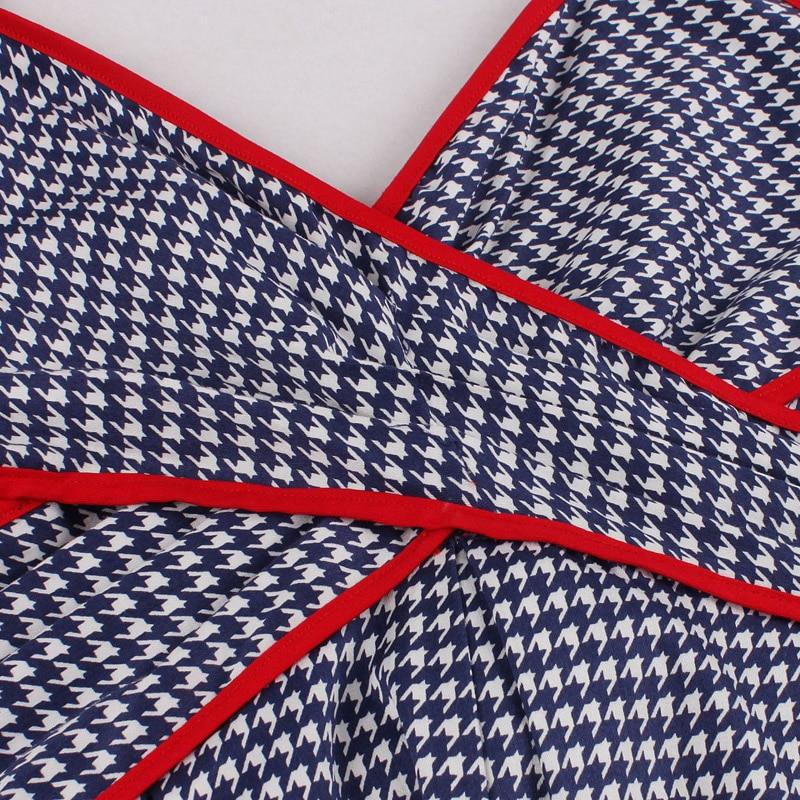 Modré Vintage Šaty So Zásterou