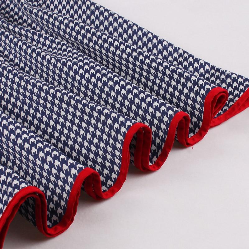 Modré Vintage Šaty So Zásterou