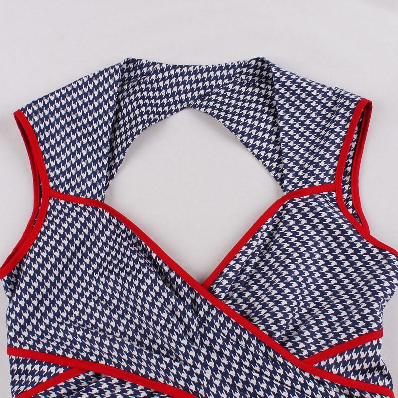 Modré Vintage Šaty So Zásterou