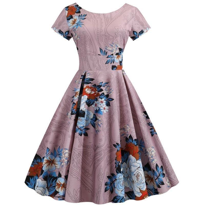 Vintage Elegantné Tunikové Šaty