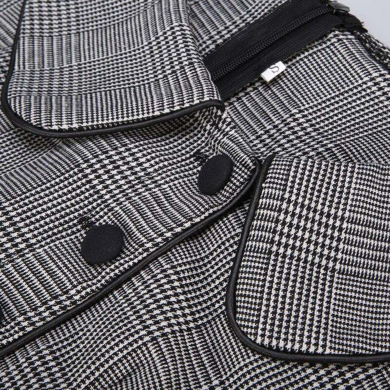 Vintage Šaty Z 50. Rokov Sivé, Krátke Rukávy