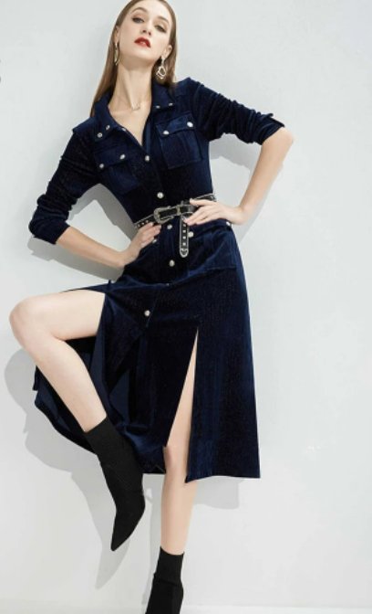 Vintage Zimné Šaty Zo 40. Rokov