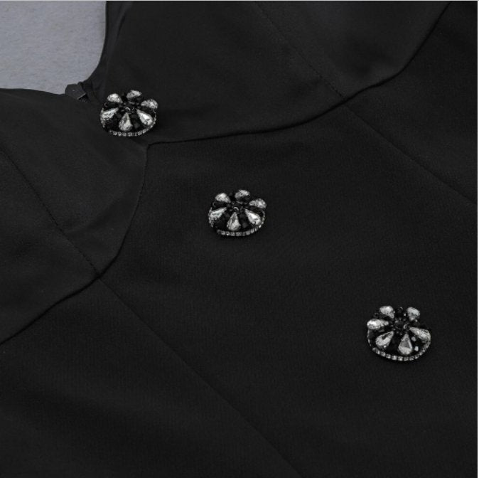 Vintage Čierne Šaty Zo 40. Rokov