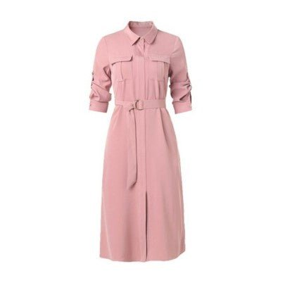 Vintage 40s Old School Dress Ružové