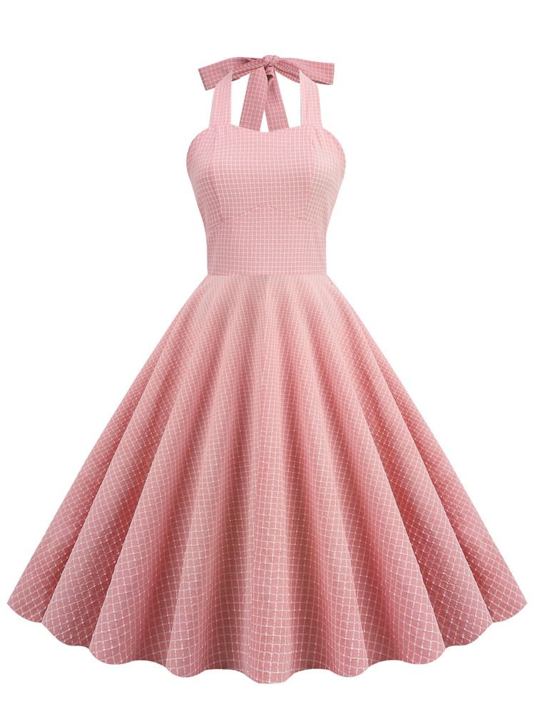 Ružové Pin Up Šaty