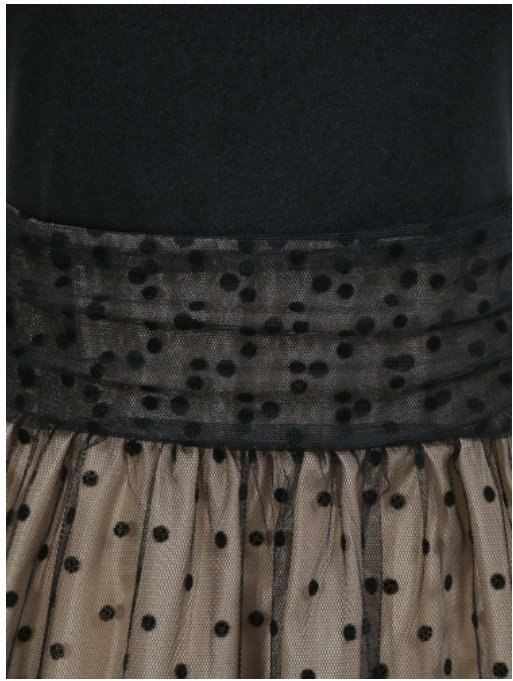 Preppy Vintage Šaty Čierne